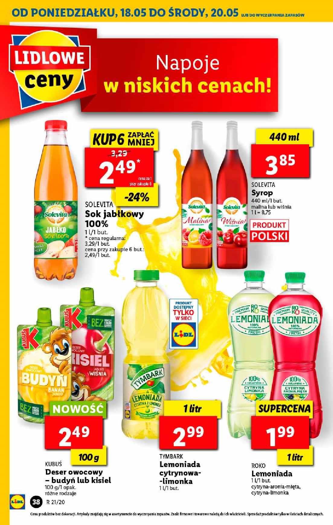 Gazetka promocyjna Lidl do 20/05/2020 str.38