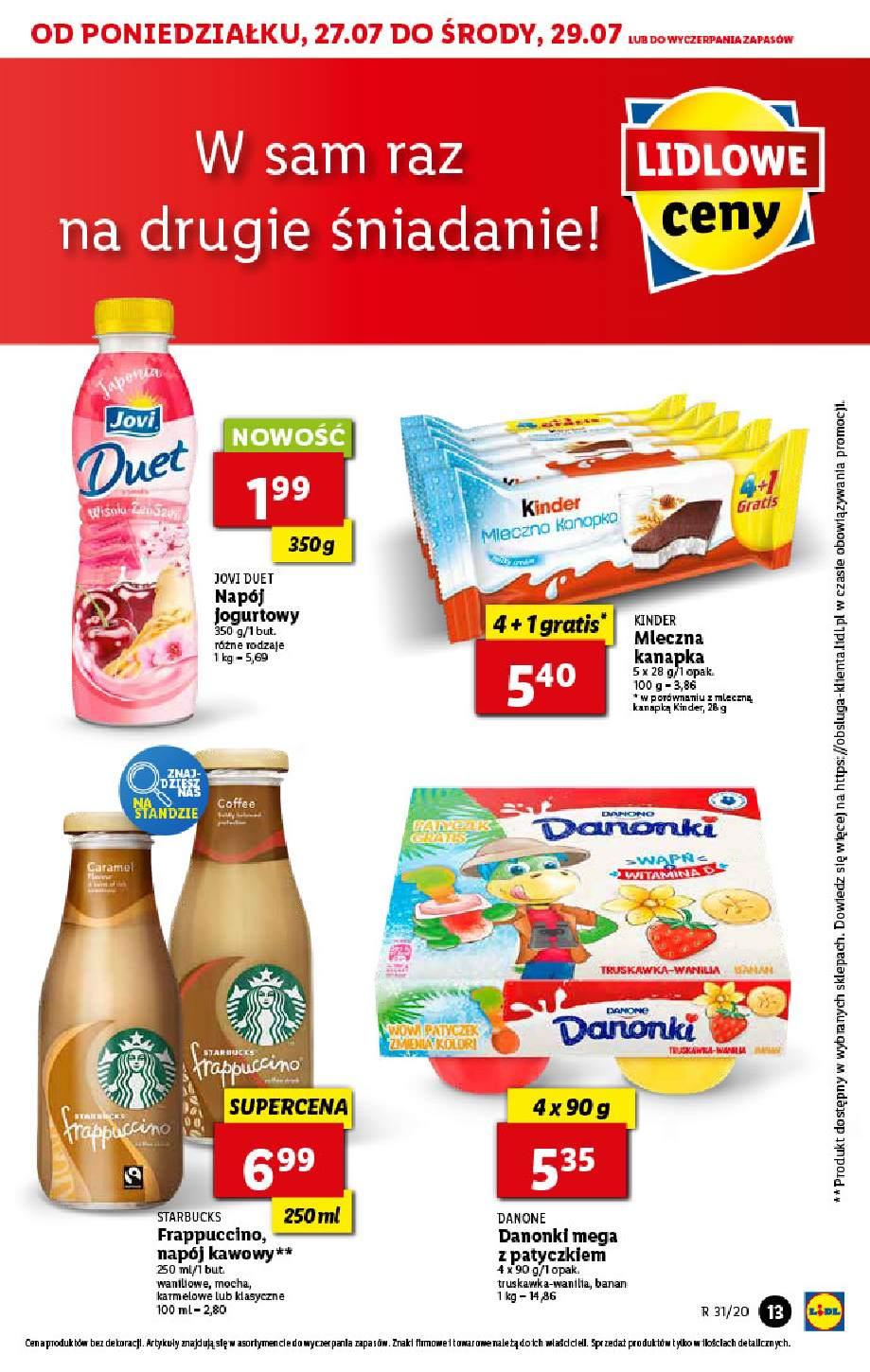 Gazetka promocyjna Lidl do 29/07/2020 str.13