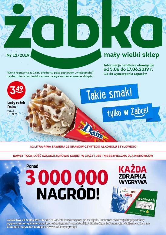 Gazetka promocyjna Żabka do 17/06/2019 str.1