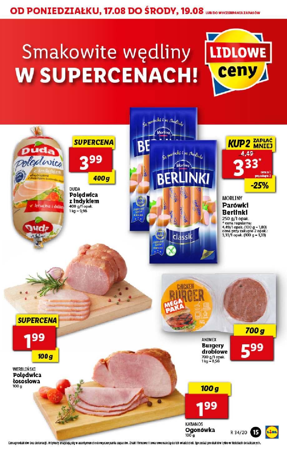 Gazetka promocyjna Lidl do 19/08/2020 str.15