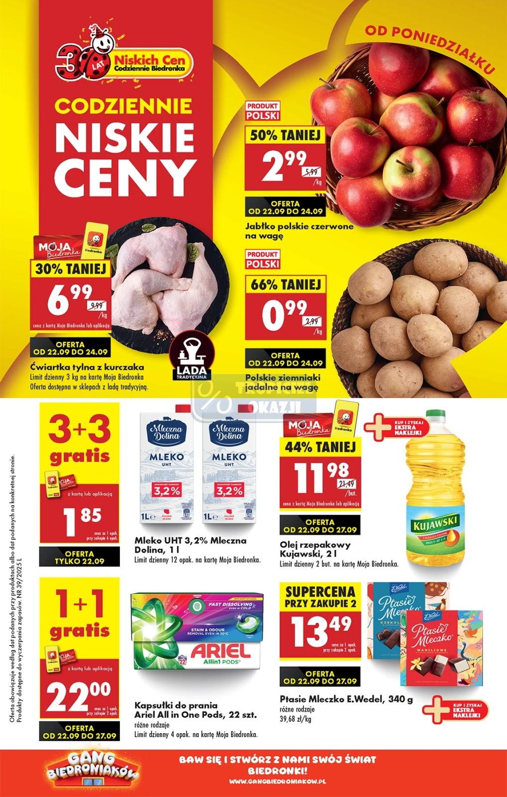 Gazetka promocyjna Biedronka do 27/09/2025 str.1