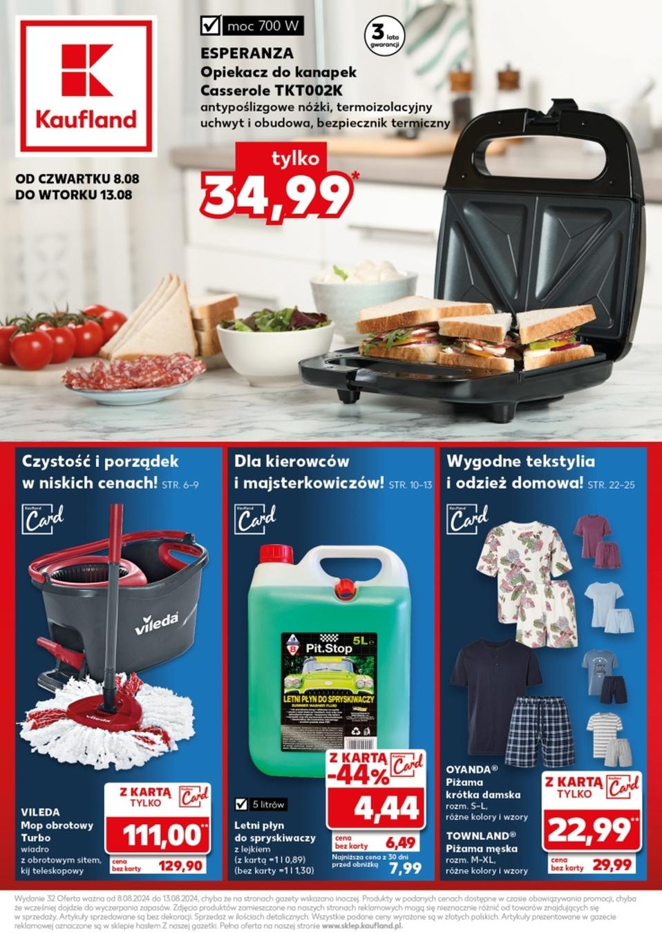 Gazetka promocyjna Kaufland do 13/08/2024 str.1