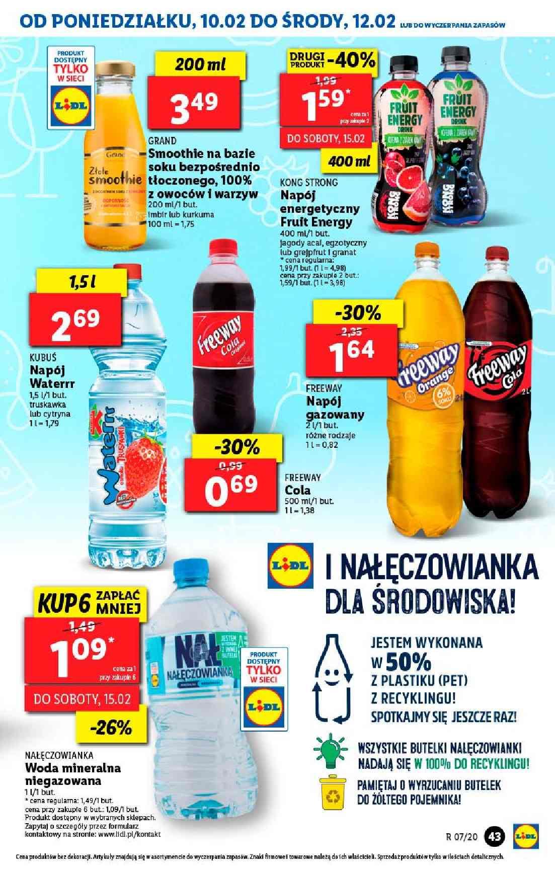 Gazetka promocyjna Lidl do 12/02/2020 str.43