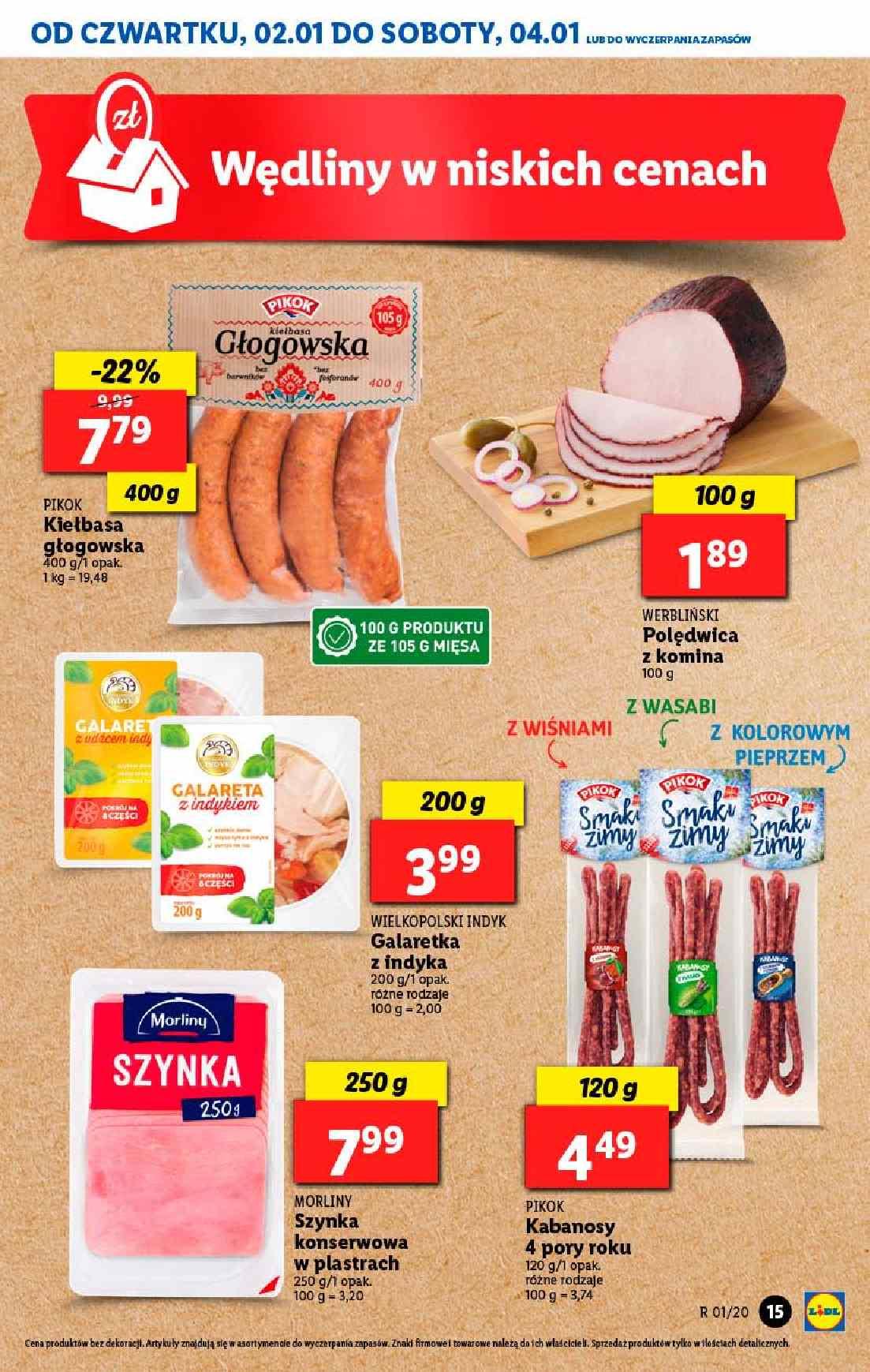 Gazetka promocyjna Lidl do 04/01/2020 str.15