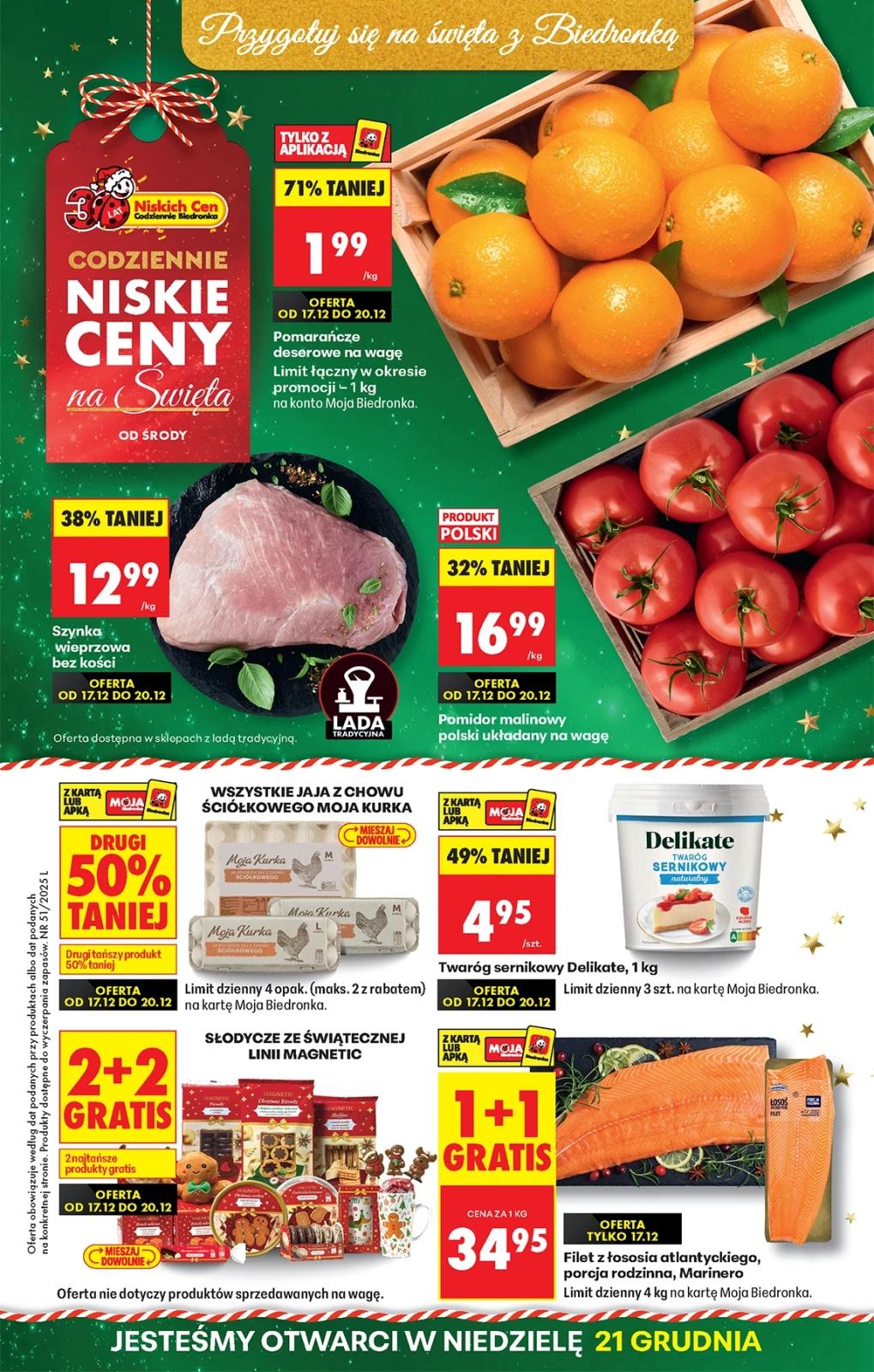 Gazetka promocyjna Biedronka do 23/12/2025 str.1