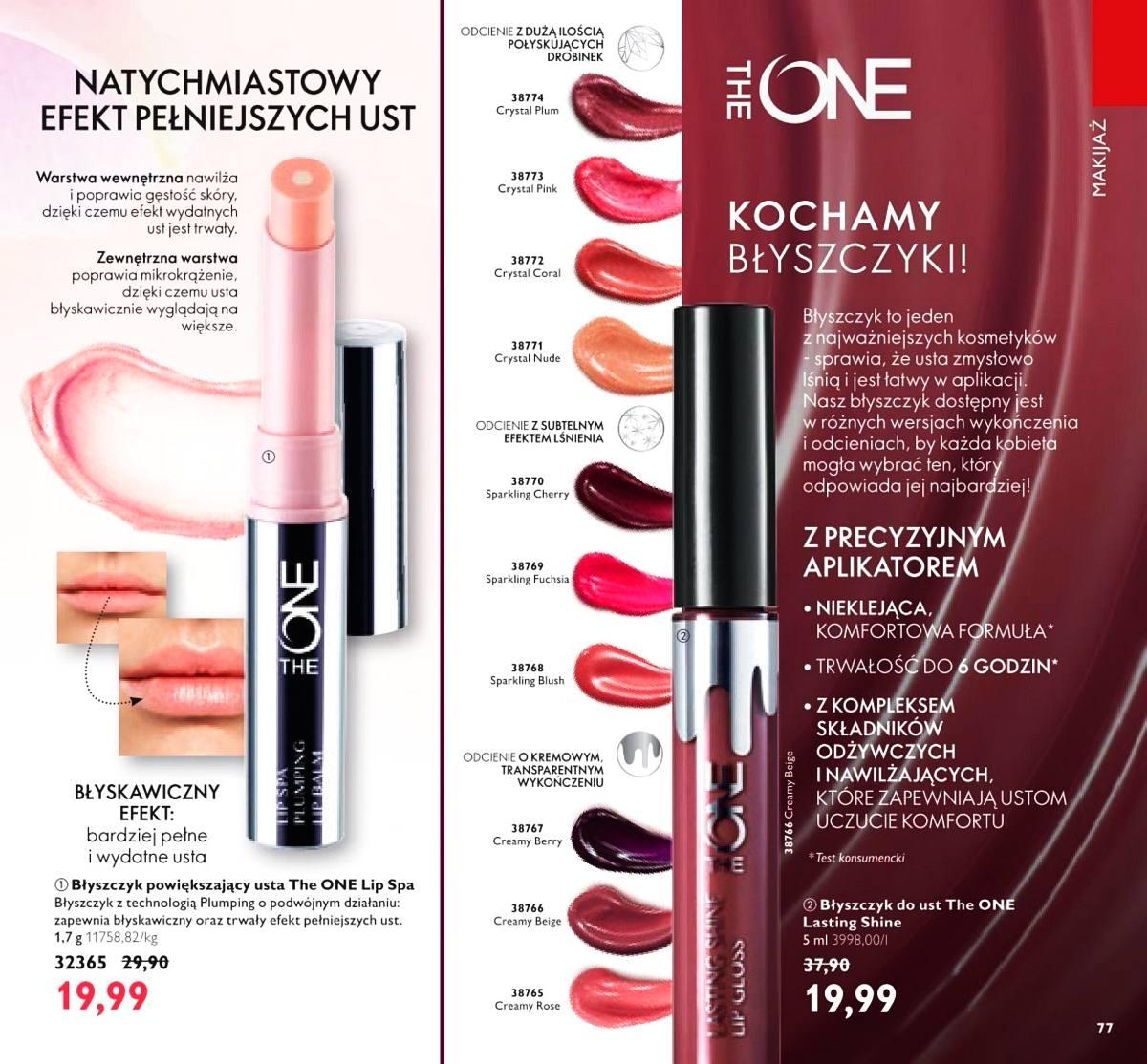 Gazetka promocyjna Oriflame do 23/11/2019 str.77