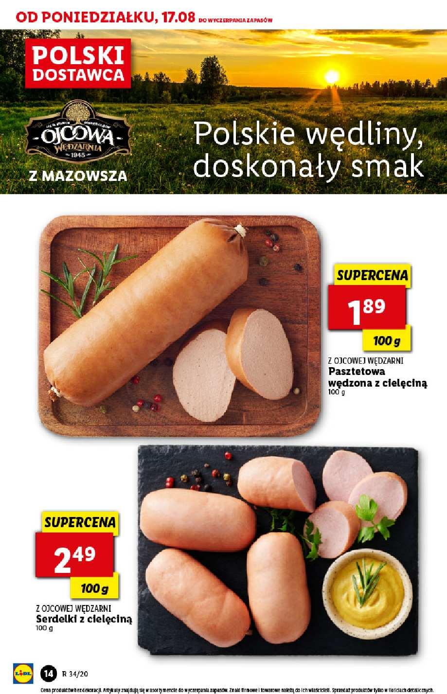 Gazetka promocyjna Lidl do 19/08/2020 str.14