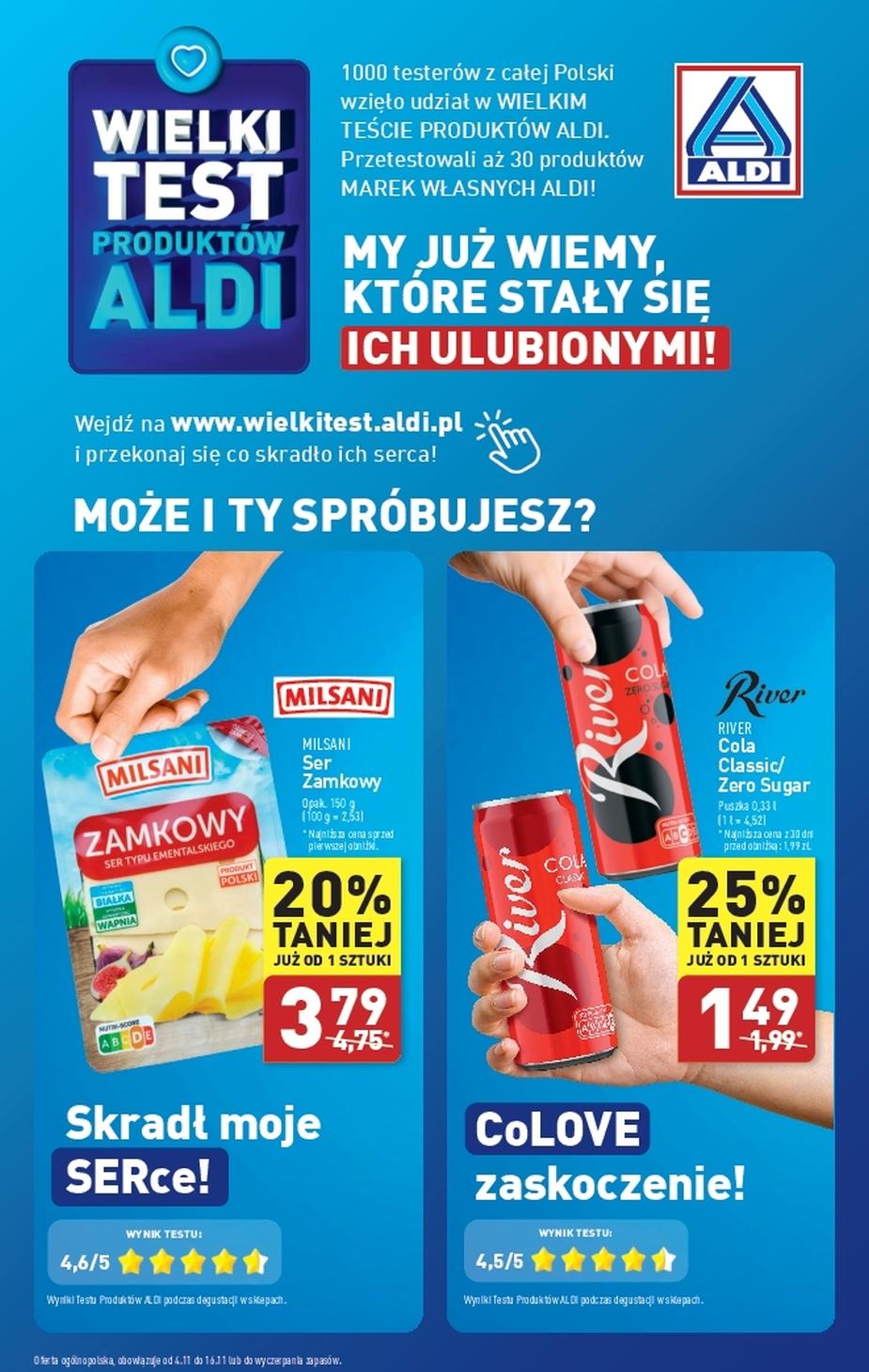 Gazetka promocyjna ALDI do 16/11/2024 str.1