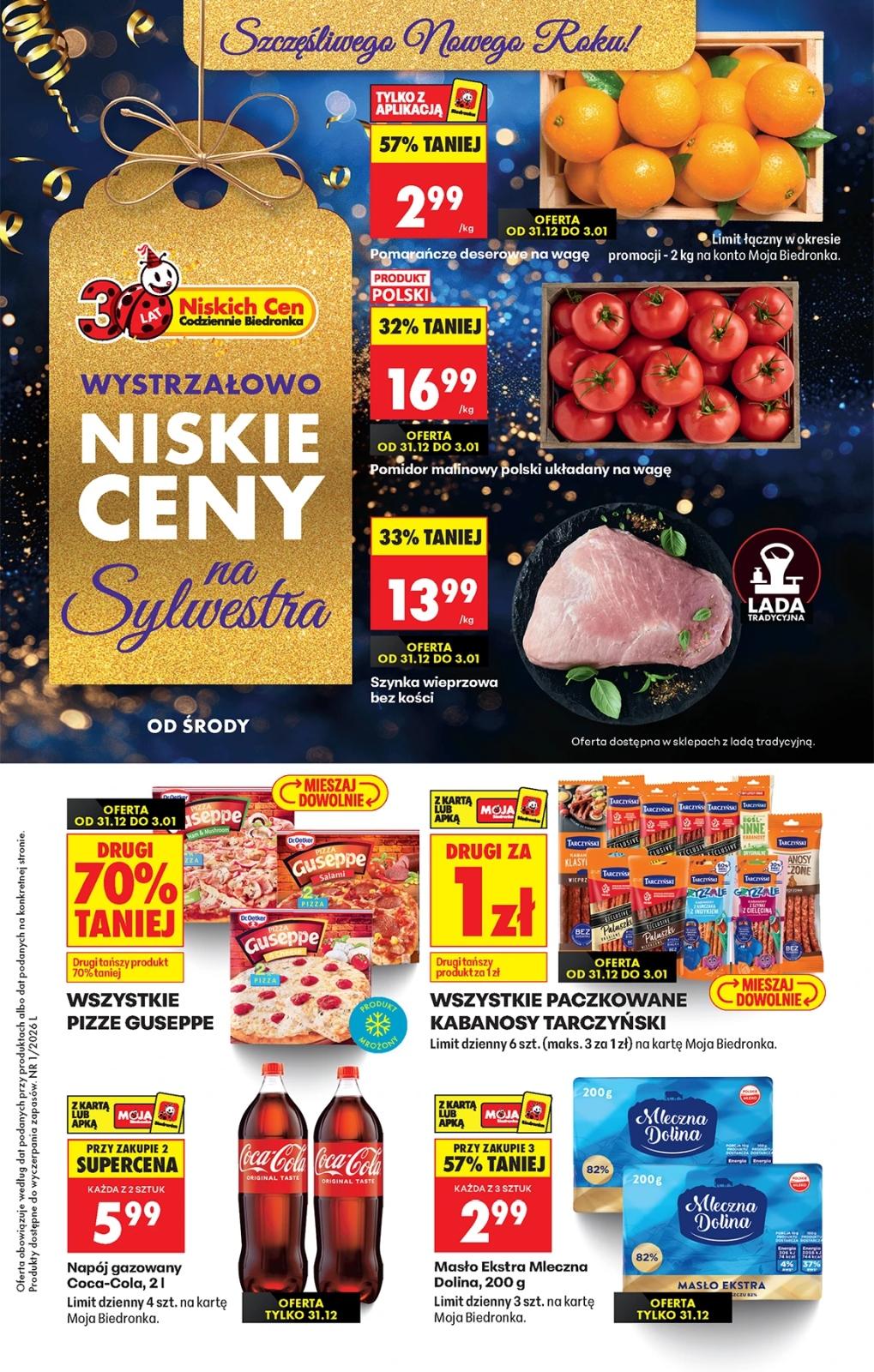 Gazetka promocyjna Biedronka do 03/01/2026 str.1