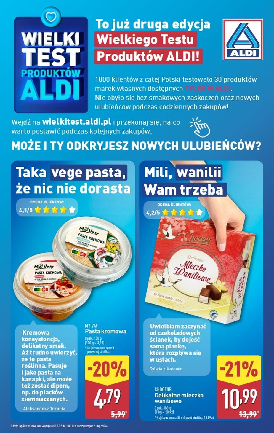 Gazetka promocyjna ALDI do 22/02/2025 str.1