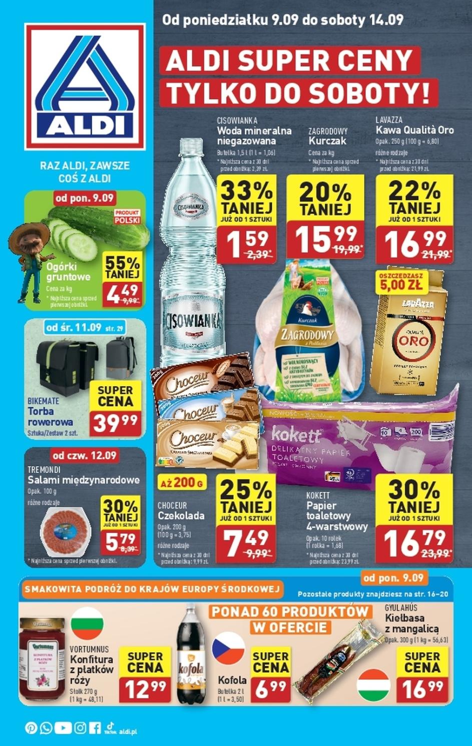 Gazetka promocyjna ALDI do 14/09/2024 str.1