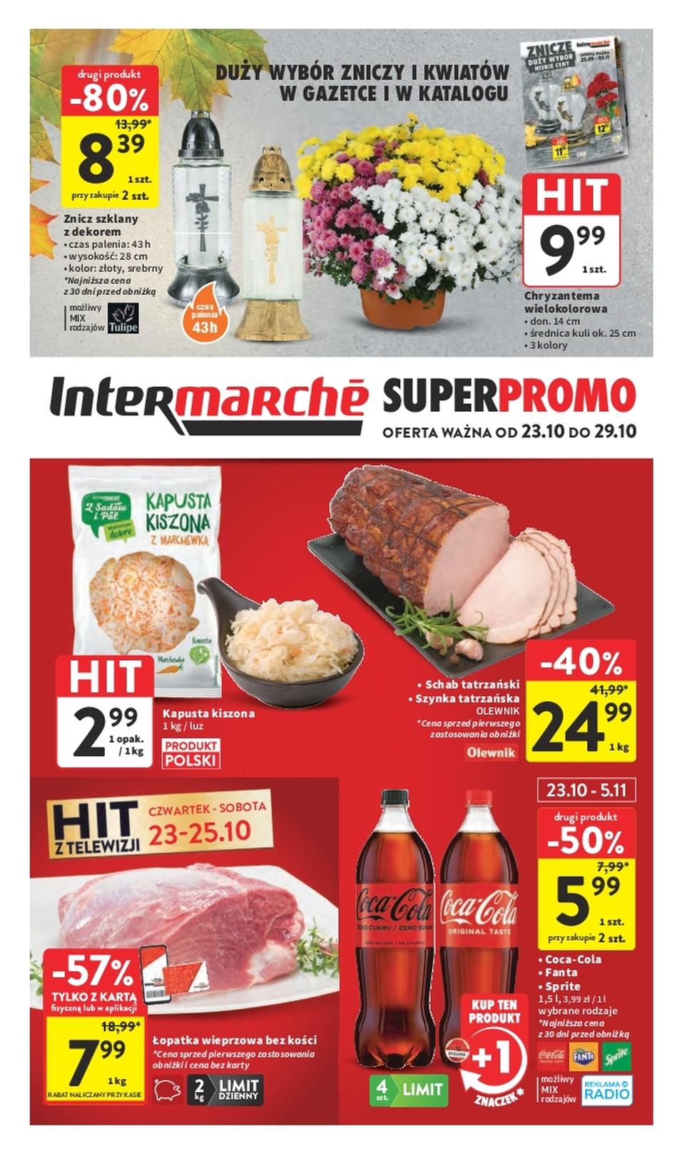 Gazetka promocyjna Intermarche do 29/10/2025 str.1