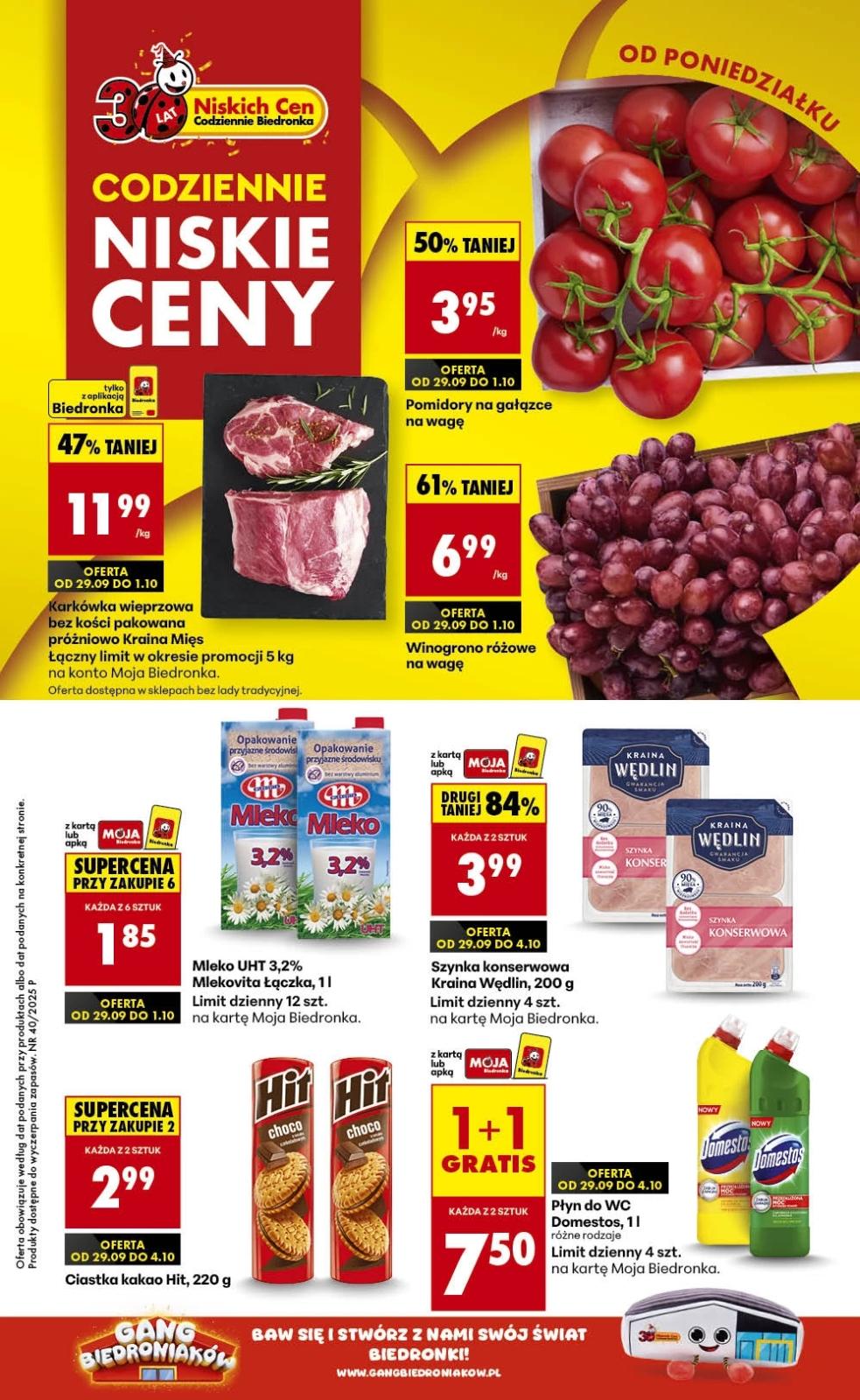 Gazetka promocyjna Biedronka do 04/10/2025 str.1