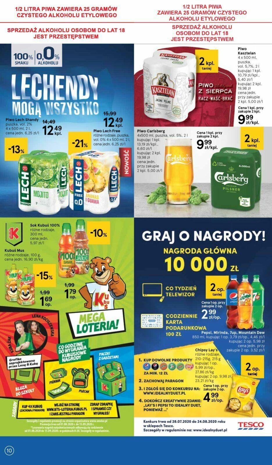 Gazetka promocyjna Tesco do 19/08/2020 str.10