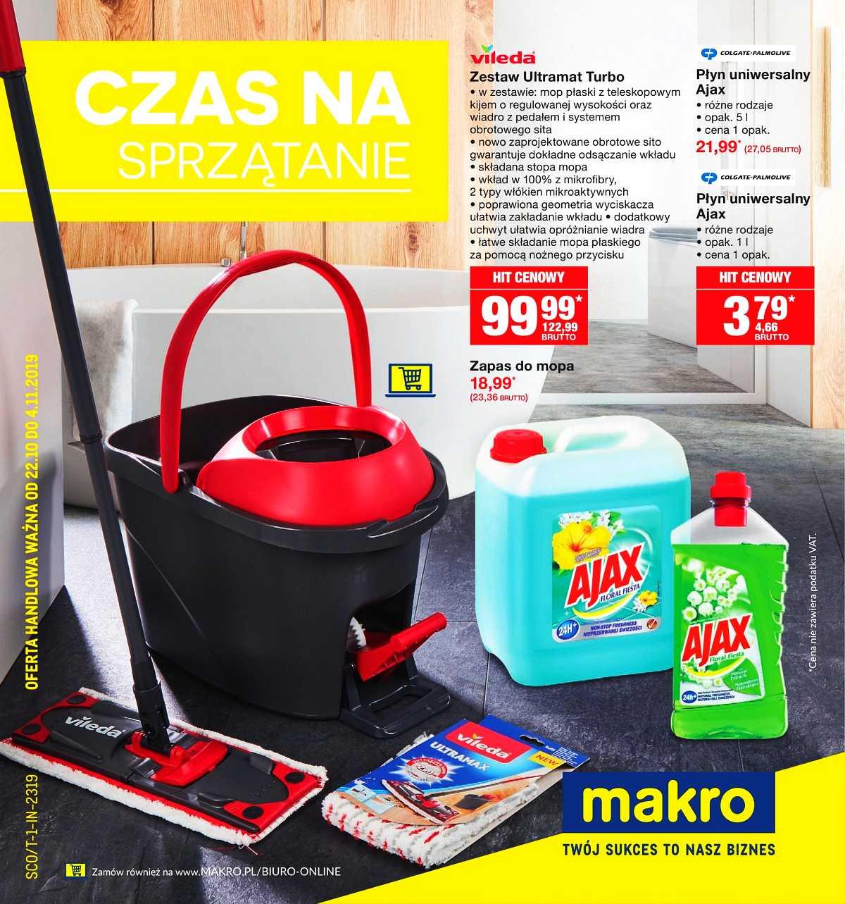 Gazetka promocyjna MAKRO do 04/11/2019 str.1