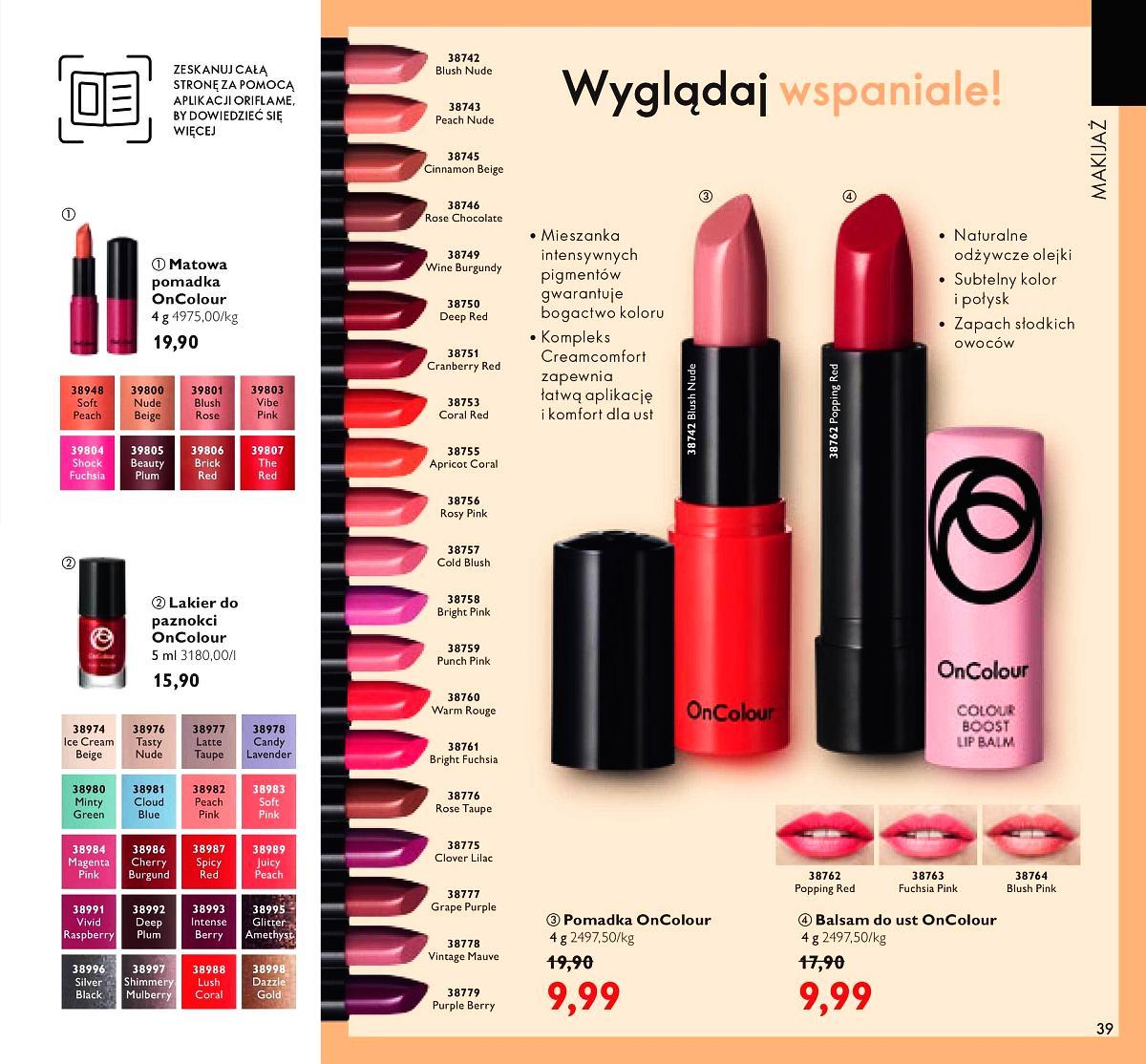 Gazetka promocyjna Oriflame do 16/05/2020 str.39