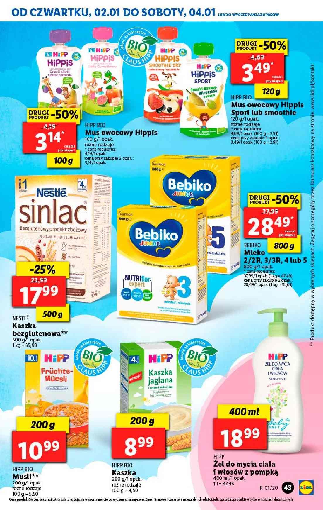 Gazetka promocyjna Lidl do 04/01/2020 str.43