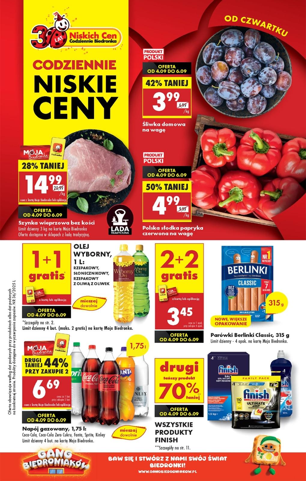 Gazetka promocyjna Biedronka do 10/09/2025 str.1