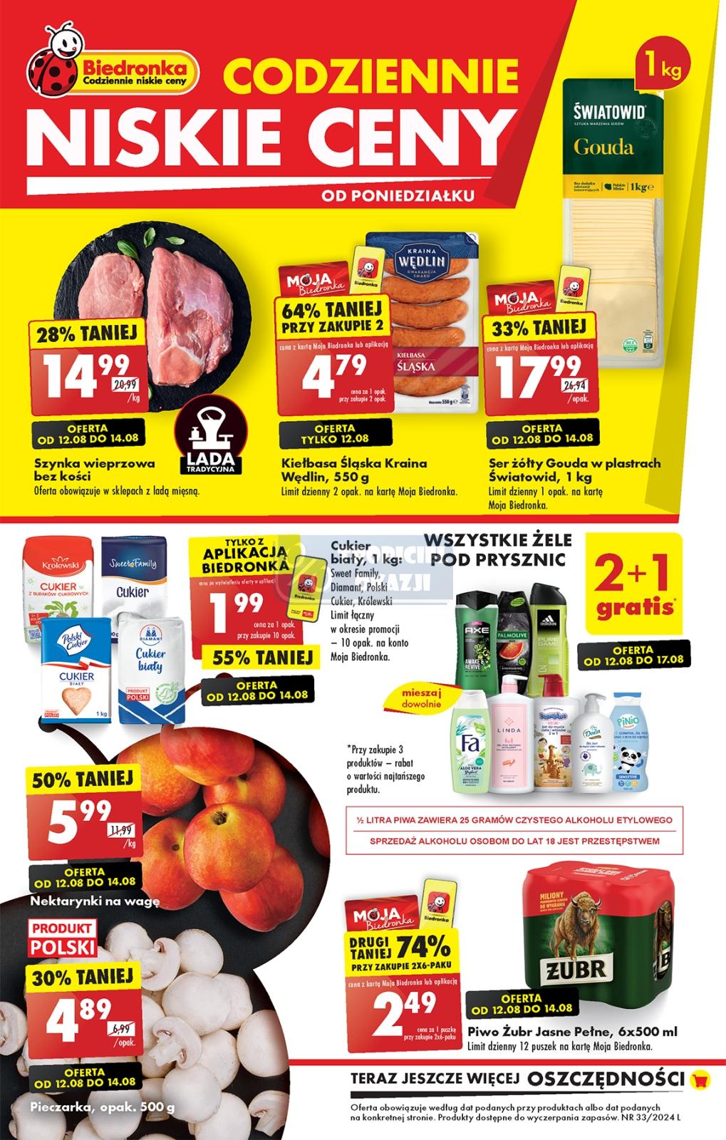 Gazetka promocyjna Biedronka do 17/08/2024 str.1