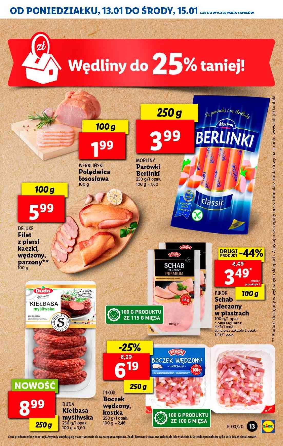 Gazetka promocyjna Lidl do 15/01/2020 str.13