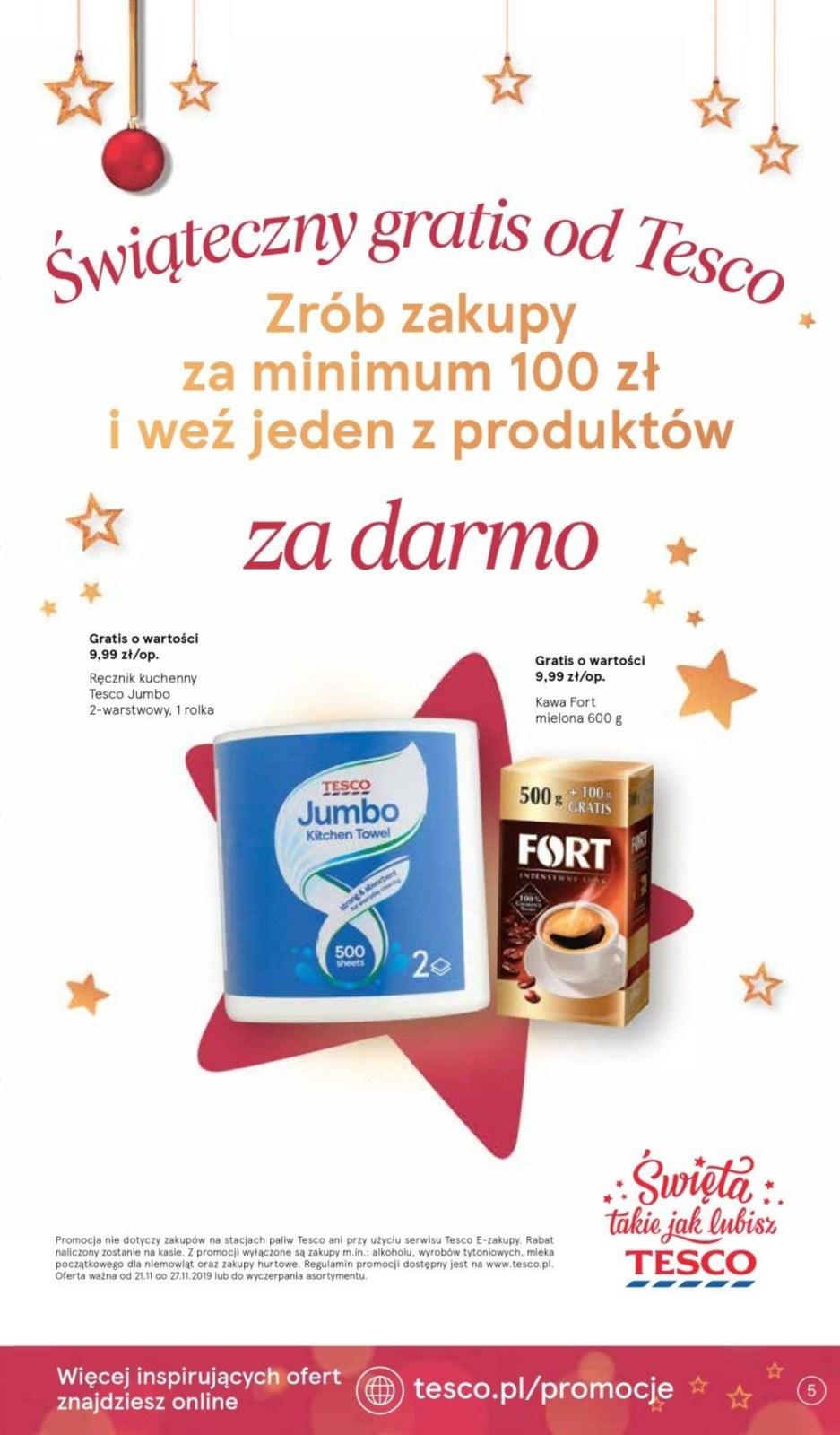 Gazetka promocyjna Tesco do 27/11/2019 str.5