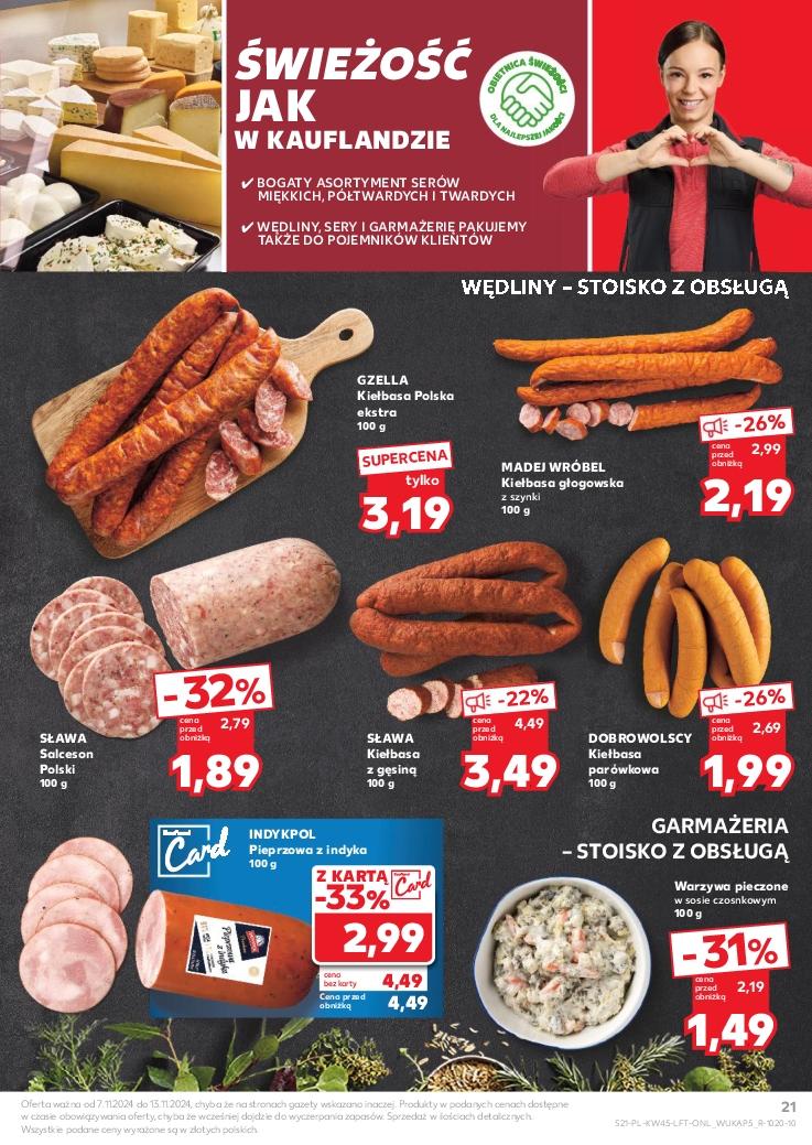 Gazetka promocyjna Kaufland do 13/11/2024 str.21