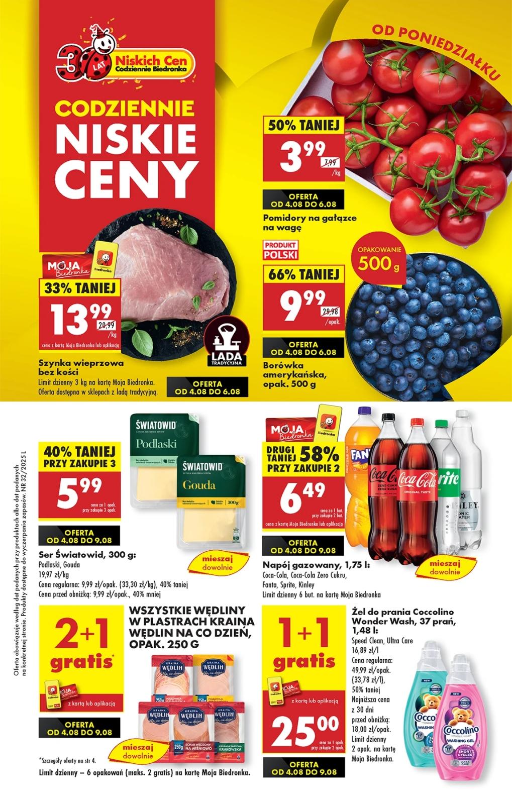 Gazetka promocyjna Biedronka do 09/08/2025 str.1