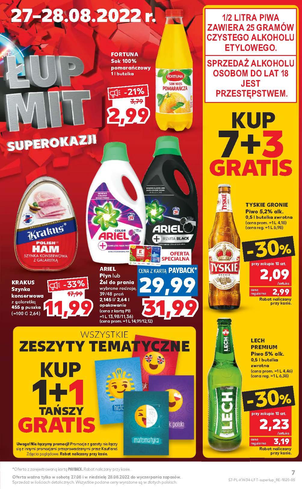 Gazetka promocyjna Kaufland do 31/08/2022 str.7