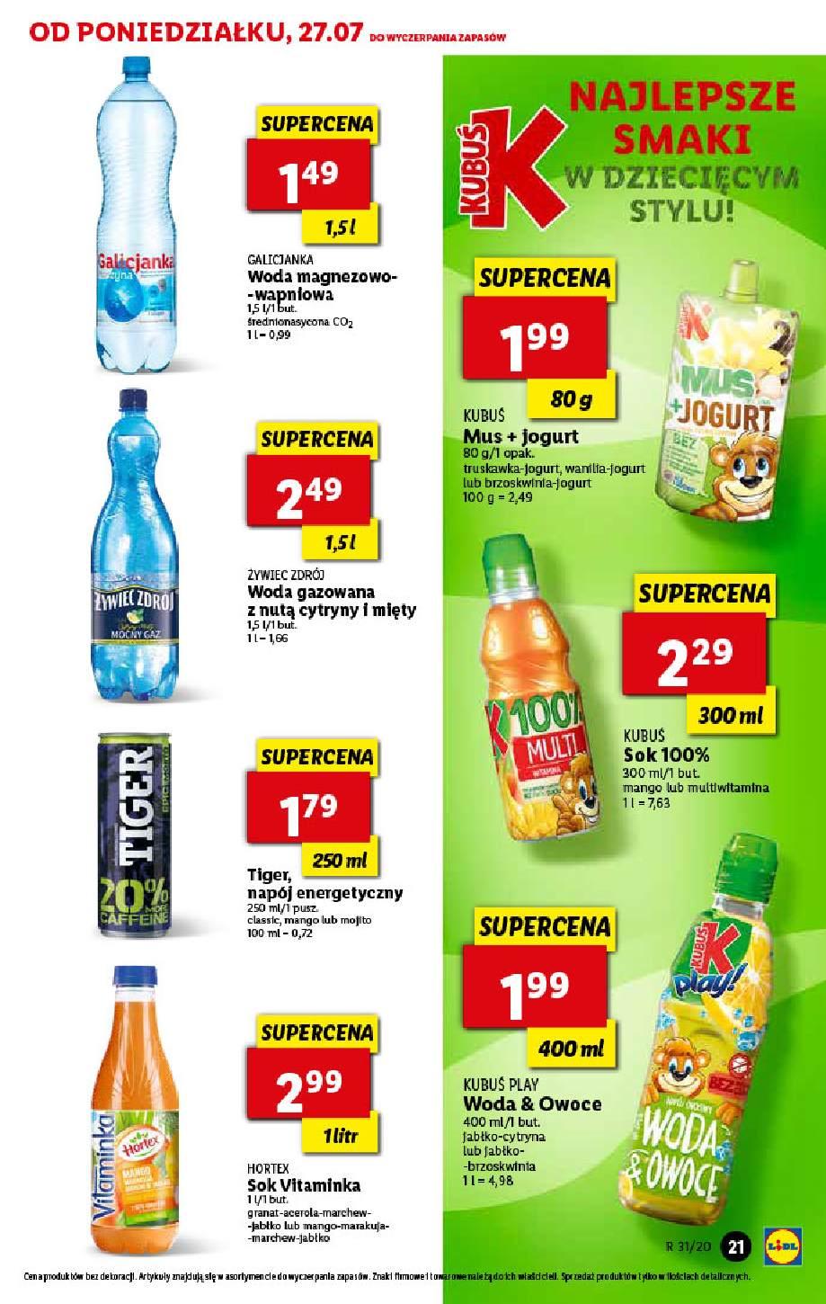 Gazetka promocyjna Lidl do 29/07/2020 str.21