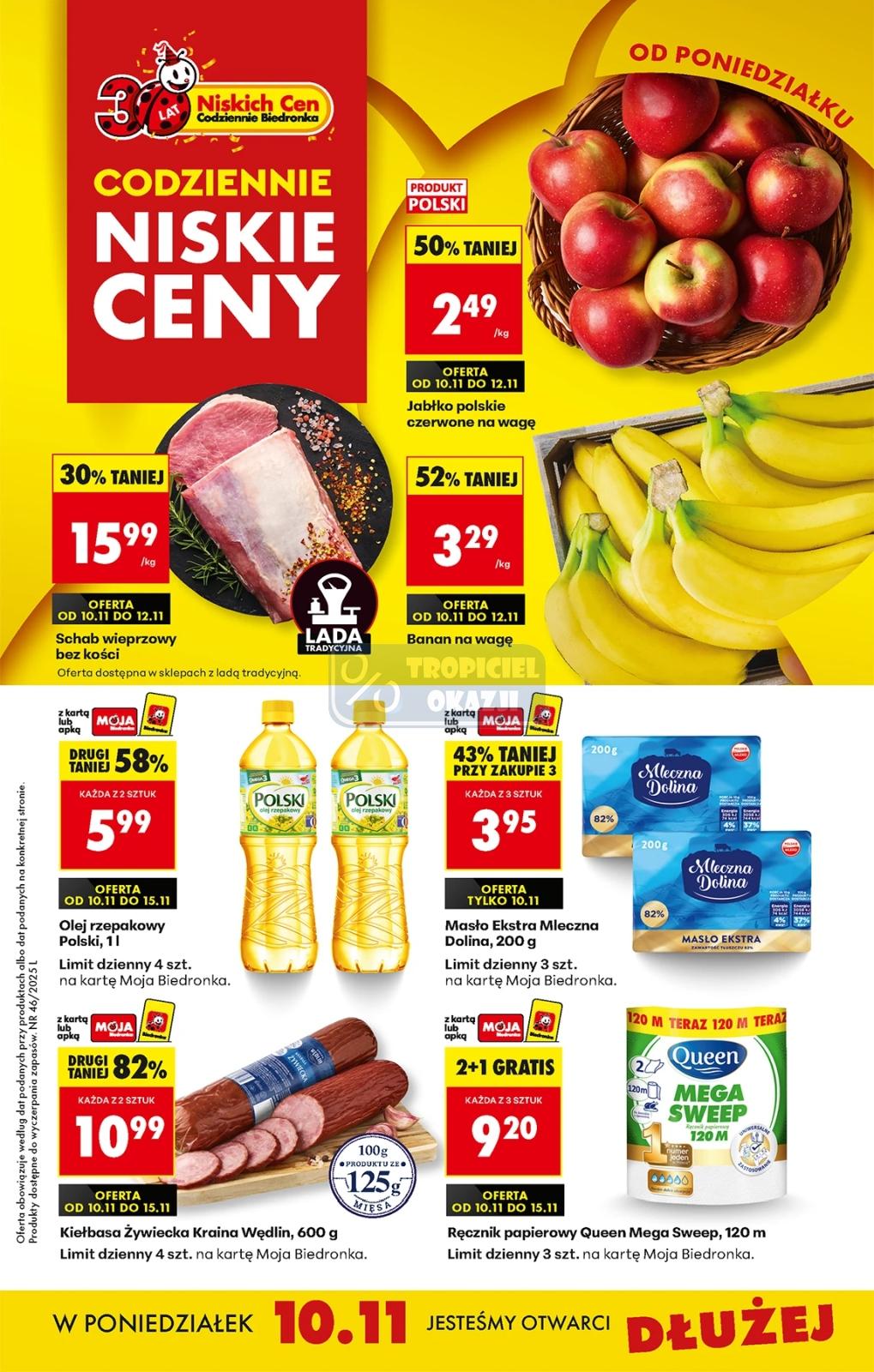 Gazetka promocyjna Biedronka do 15/11/2025 str.1