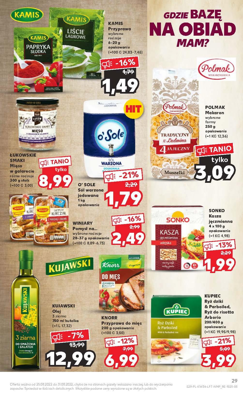 Gazetka promocyjna Kaufland do 31/08/2022 str.29