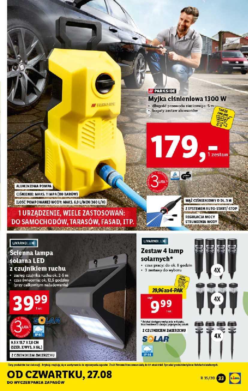 Gazetka promocyjna Lidl do 30/08/2020 str.33