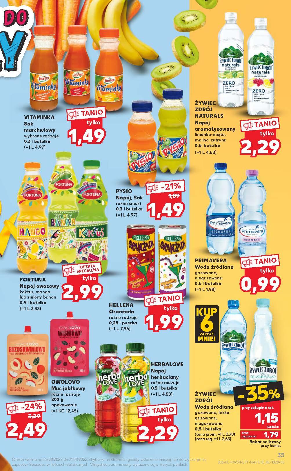 Gazetka promocyjna Kaufland do 31/08/2022 str.35