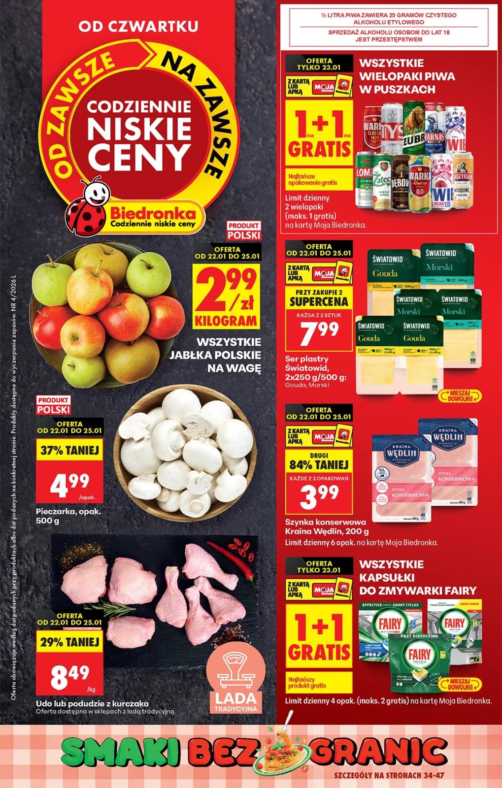 Gazetka promocyjna Biedronka do 28/01/2026 str.1