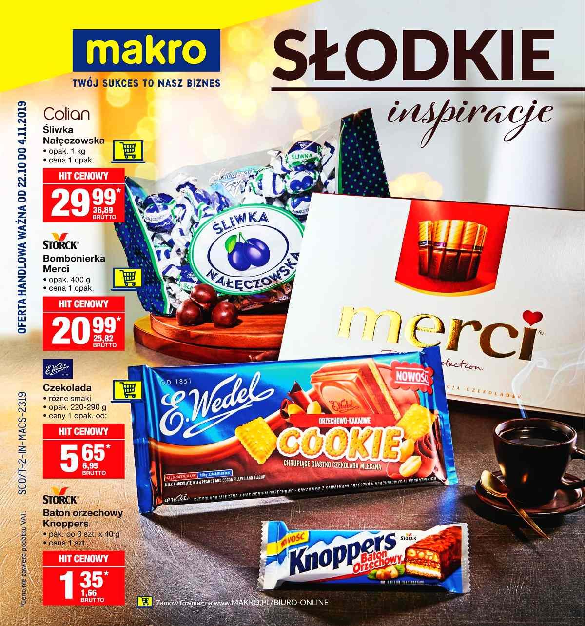 Gazetka promocyjna MAKRO do 04/11/2019 str.1