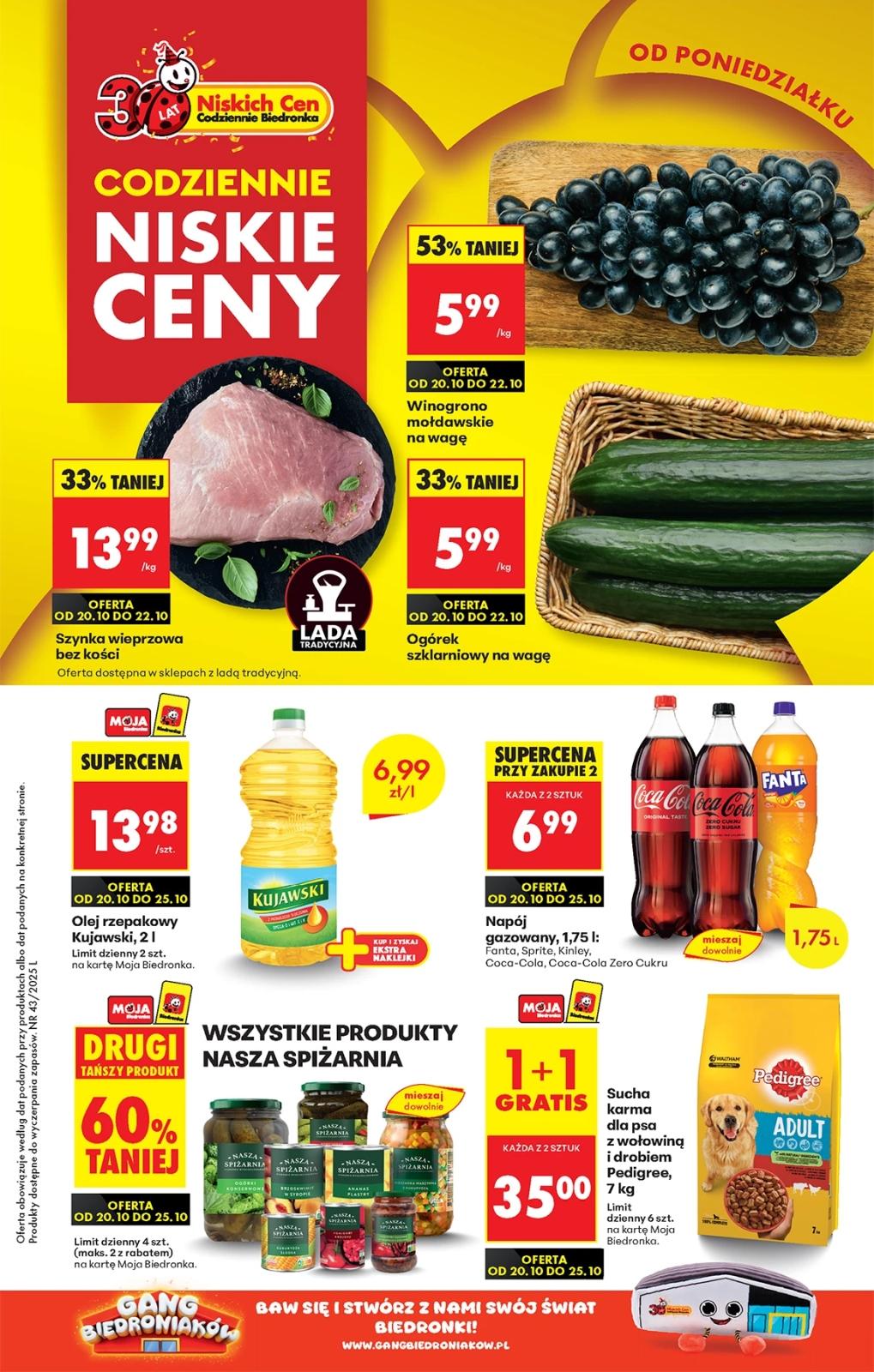 Gazetka promocyjna Biedronka do 26/10/2025 str.1