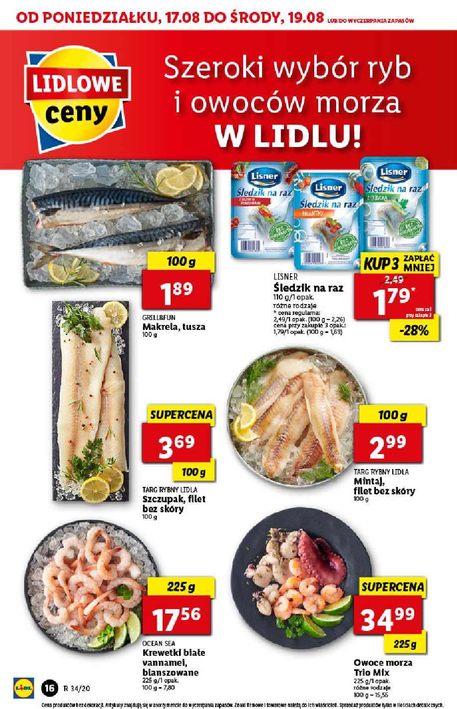 Gazetka promocyjna Lidl do 19/08/2020 str.16