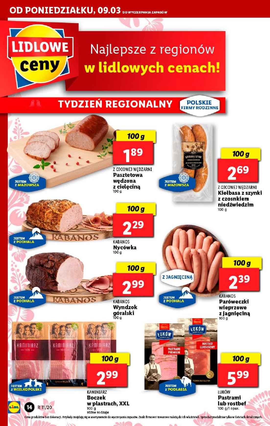 Gazetka promocyjna Lidl do 11/03/2020 str.14