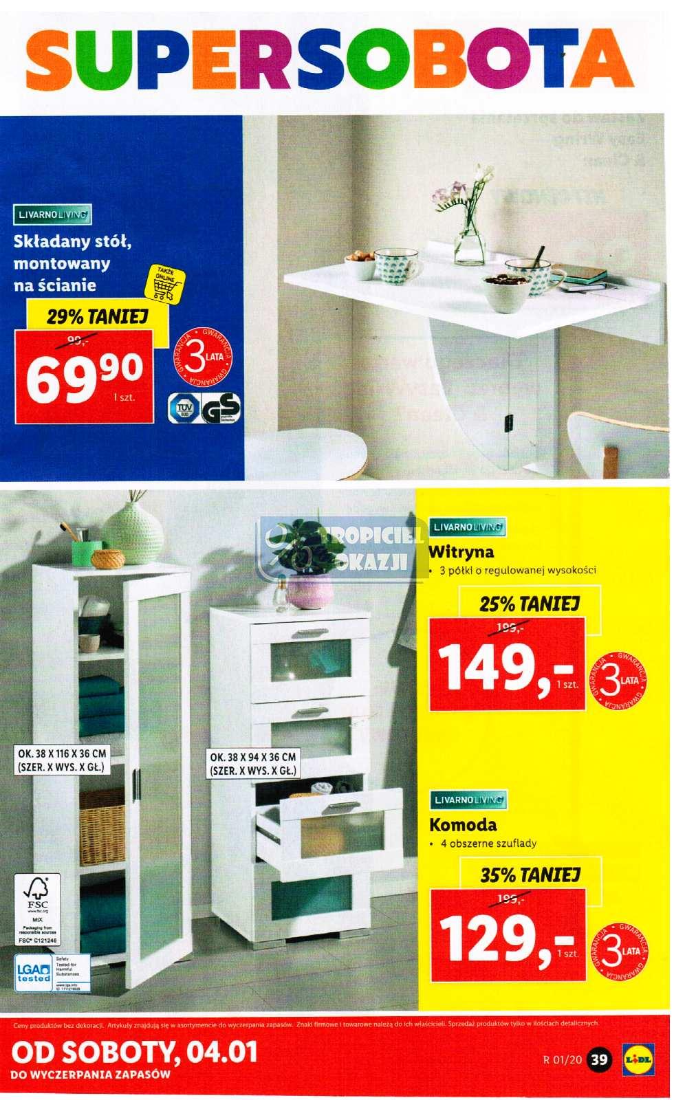 Gazetka promocyjna Lidl do 04/01/2020 str.39