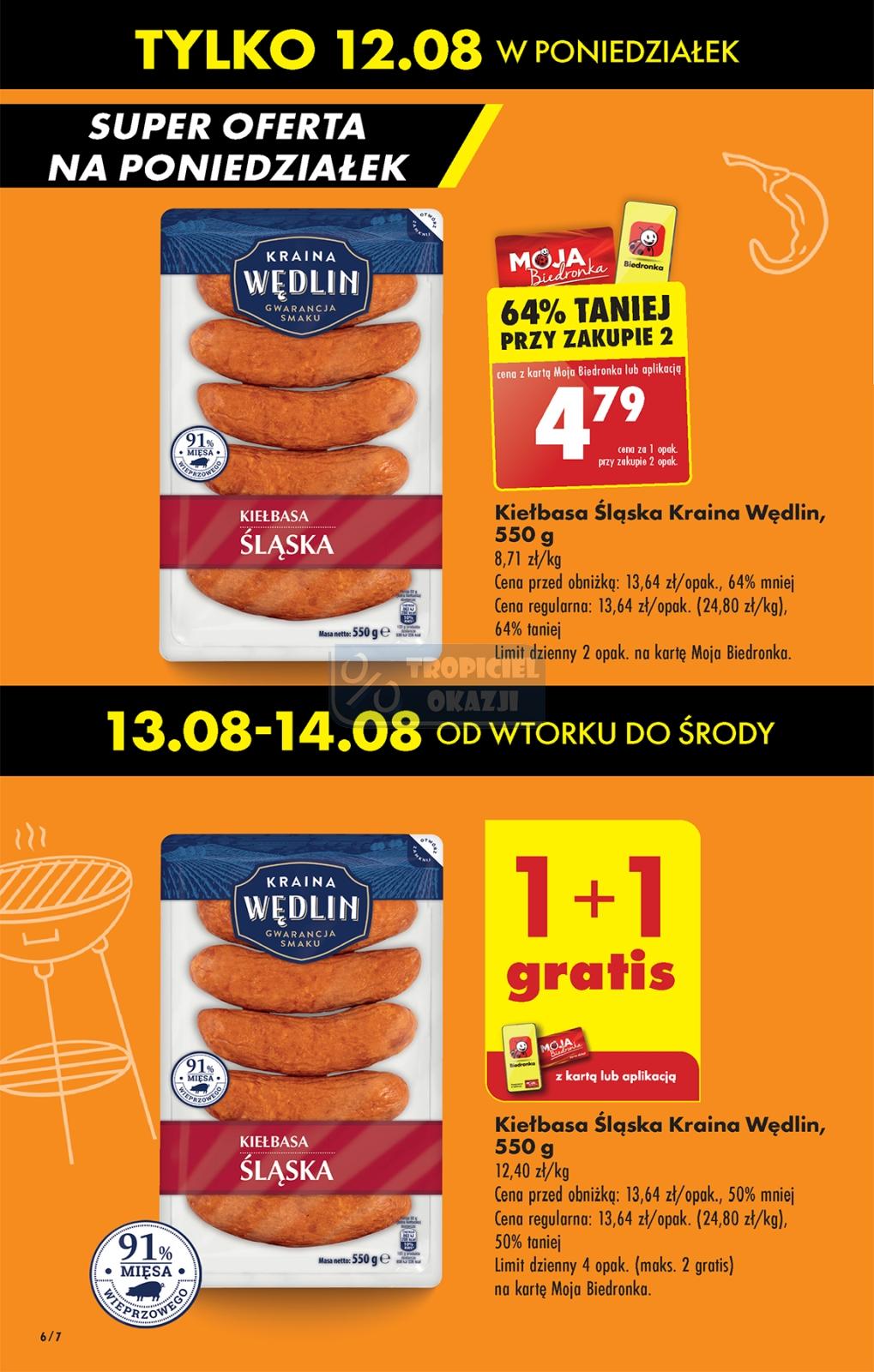 Gazetka promocyjna Biedronka do 17/08/2024 str.6