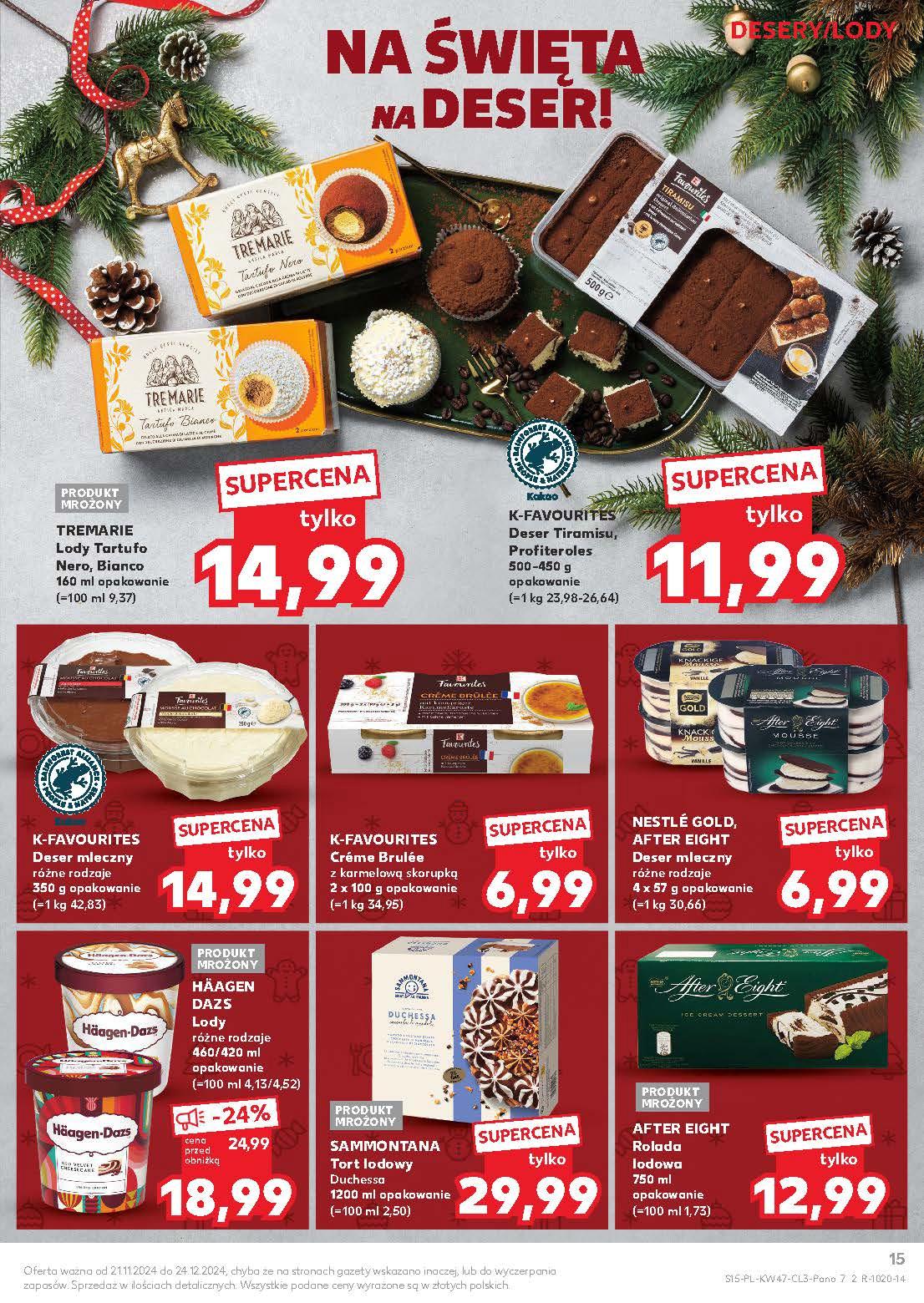 Gazetka promocyjna Kaufland do 24/12/2024 str.15