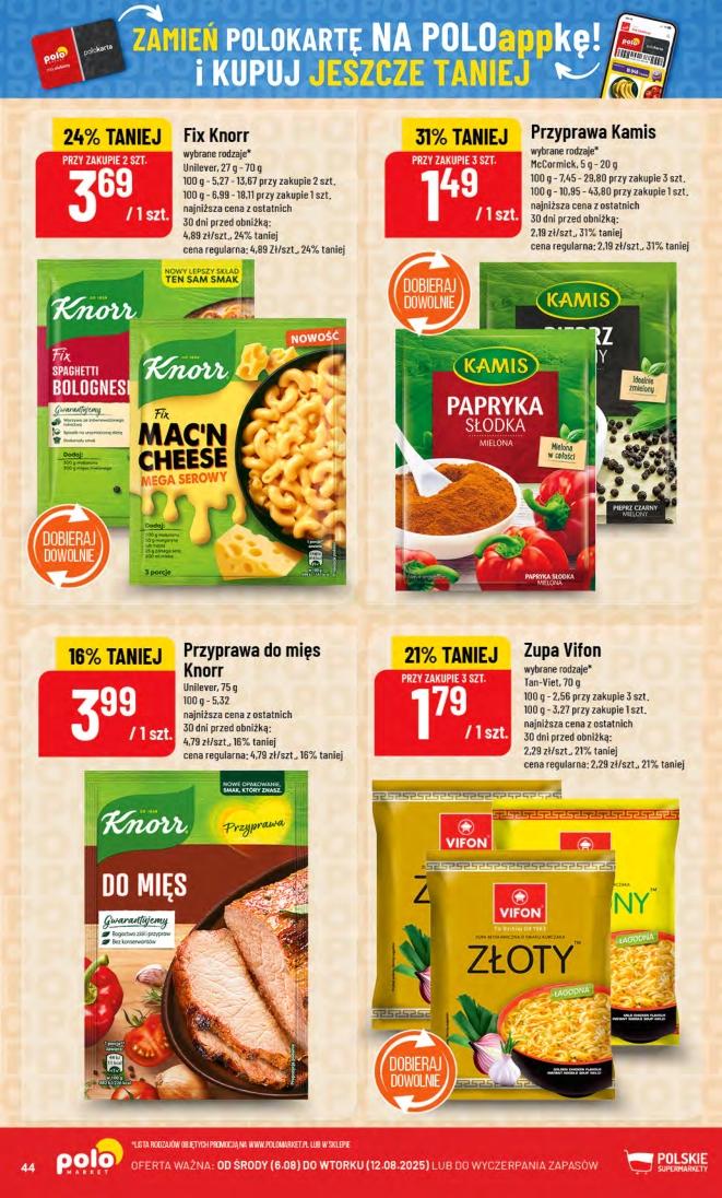 Gazetka promocyjna POLOmarket do 12/08/2025 str.44