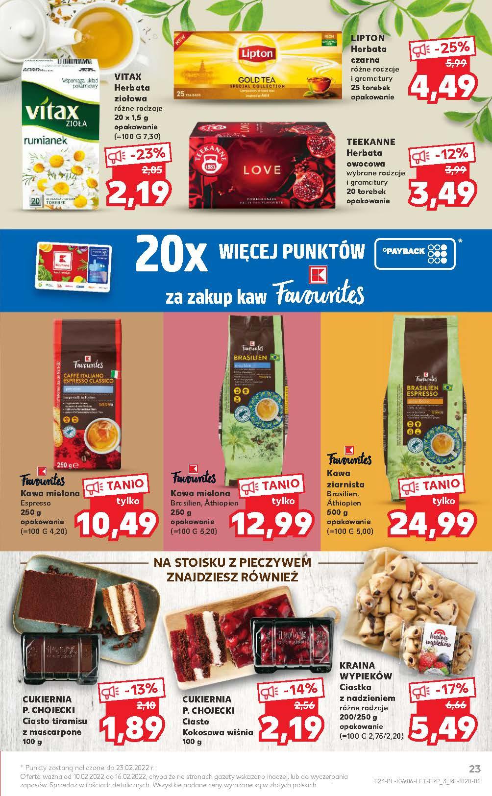 Gazetka promocyjna Kaufland do 16/02/2022 str.23