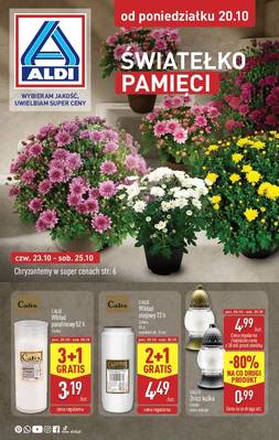 Aldi znicze 