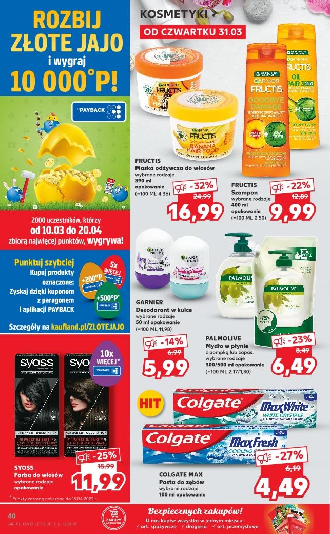 Gazetka promocyjna Kaufland do 06/04/2022 str.40