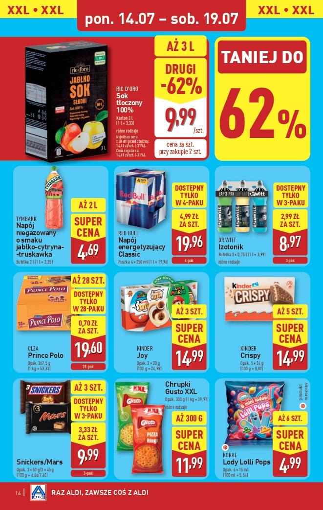 Gazetka promocyjna ALDI do 19/07/2025 str.14