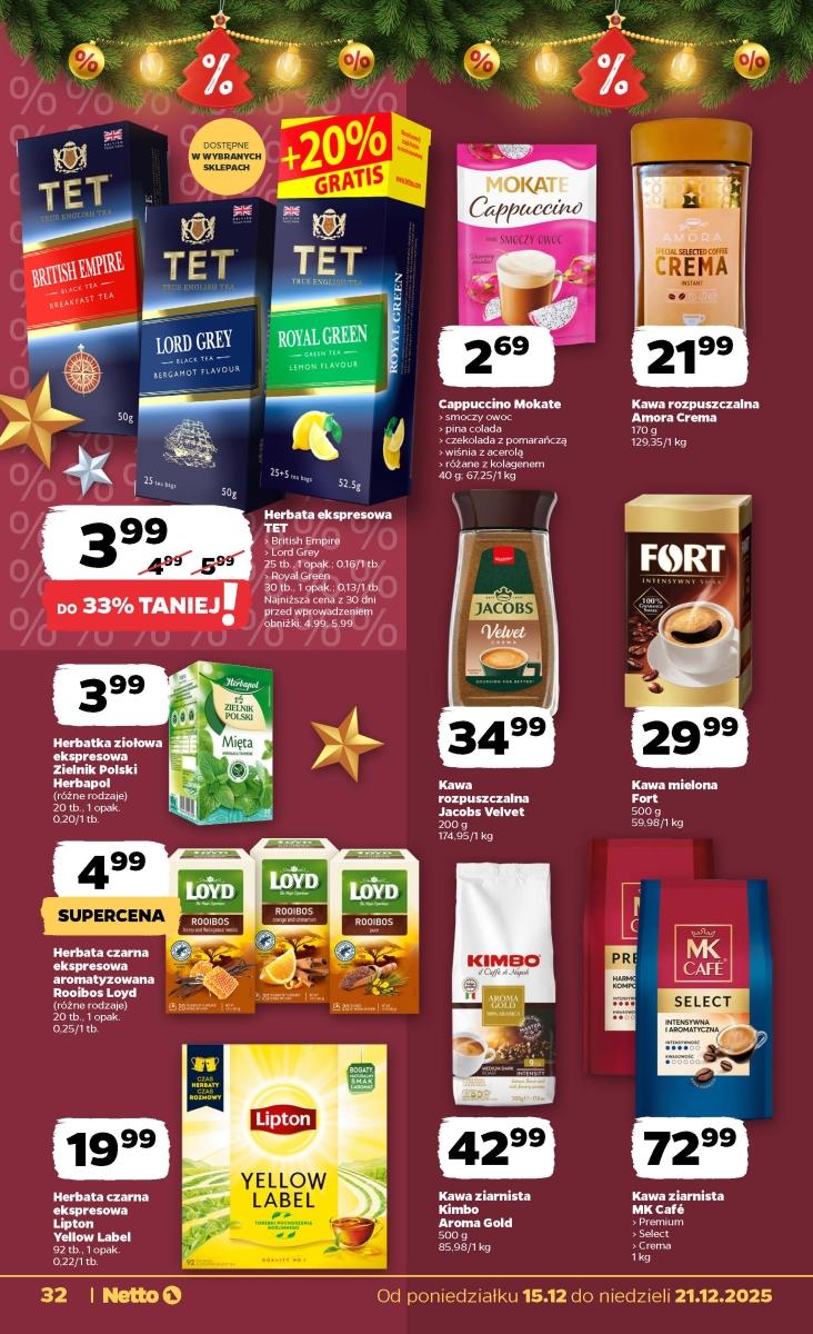 Gazetka promocyjna Netto do 21/12/2025 str.32