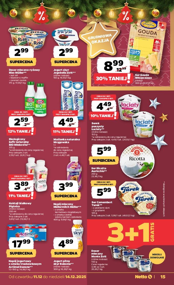 Gazetka promocyjna Netto do 14/12/2025 str.15
