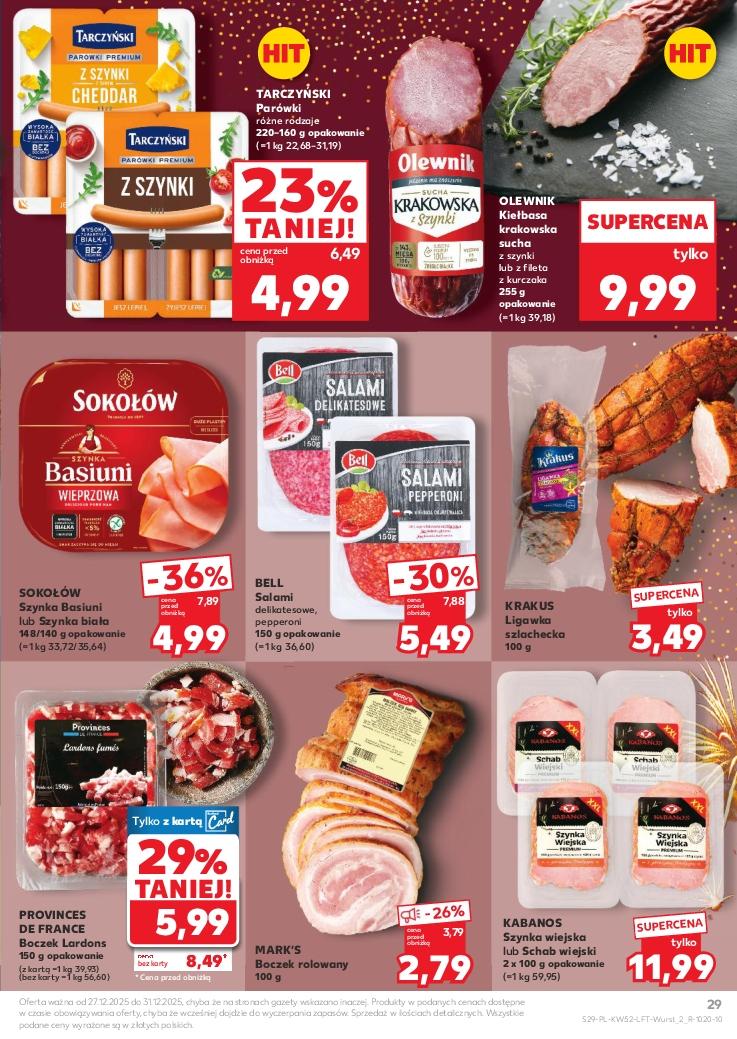Gazetka promocyjna Kaufland do 31/12/2025 str.29