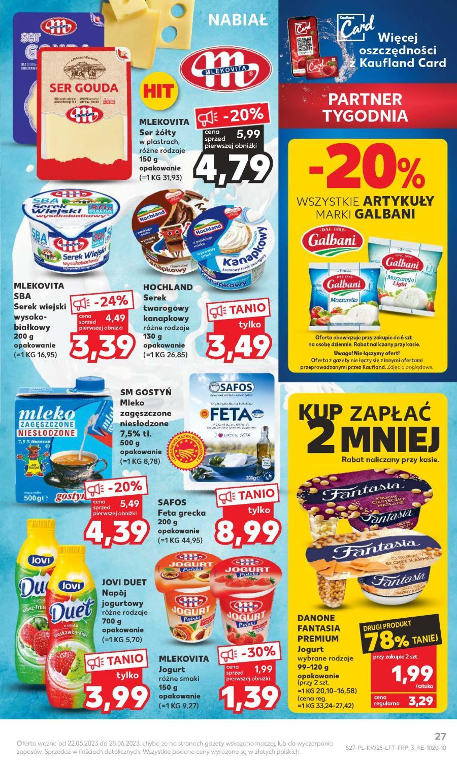 Gazetka promocyjna Kaufland do 28/06/2023 str.27